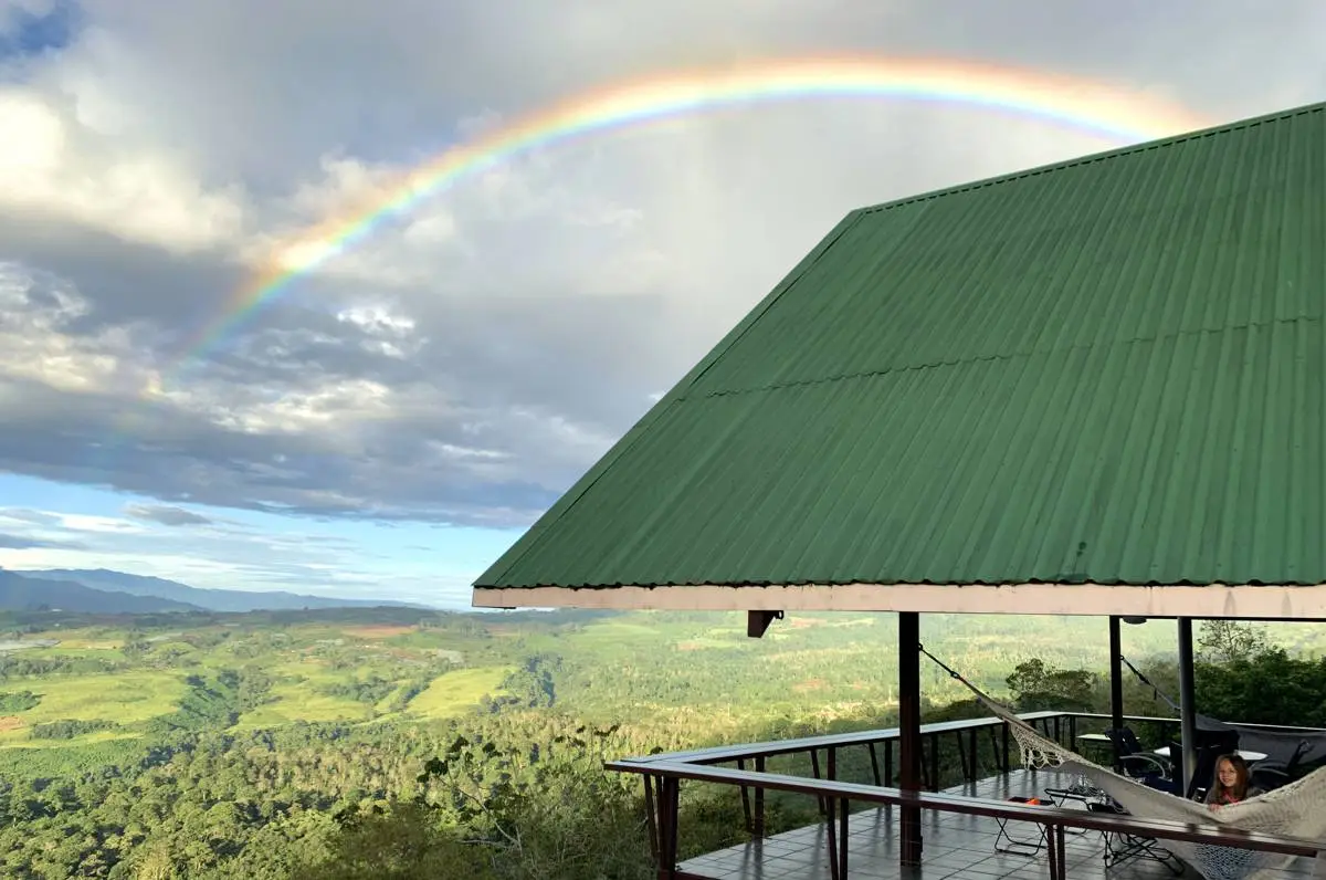 Rainbow over the valley