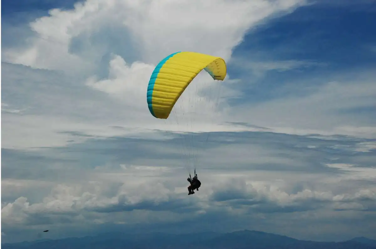 Paragliding over Turrialba